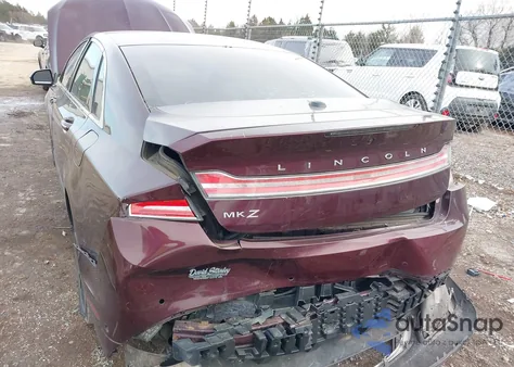 2017 Lincoln Mkz Reserve из США, поврежденный, VIN 3LN6L5ECXHR653640